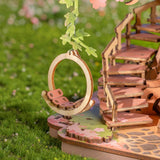 Sakura Tree House, DIY Wooden 3D Puzzle