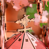 Sakura Tree House, DIY Wooden 3D Puzzle