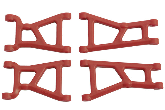 FRONT & REAR A-ARMS FOR THE HELION ANIMUS 18SC-18TR RED