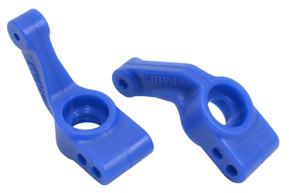 Blue Rear Bearing Carriers Slash 2wd, e-Rustler, e-Stampe