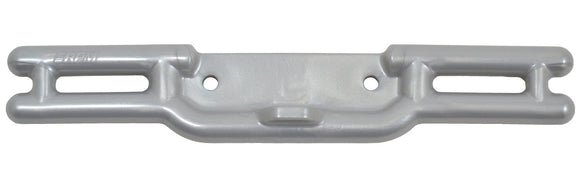 Rear Bumper, Silver, for Traxxas Revo