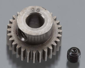 HARD 48 PITCH MACHINED 28T PINION 5M/M BORE