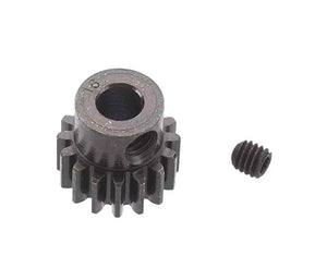 EXTRA HARD 16 TOOTH BLACKENED STEEL 32P PINION 5M/M