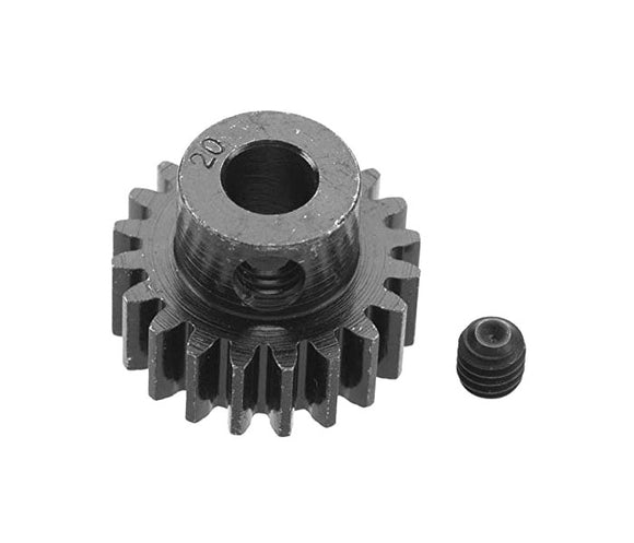 EXTRA HARD 20 TOOTH BLACKENED STEEL 32P PINION 5M/M