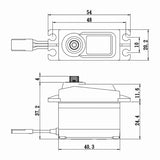 Standard Size Coreless Digital Servo 0.15sec / 277oz @ 6v