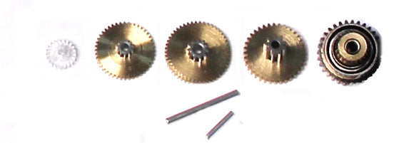 SERVO GEAR SET WITH BEARINGS