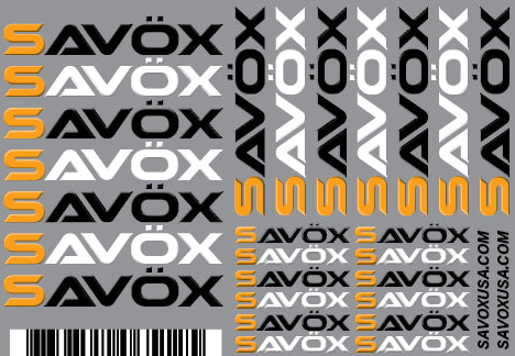 Savox Sticker Set, 5.73