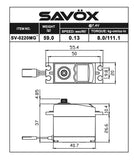 High Voltage Standard Digital Servo 0.13sec / 111.1oz @ 7.4V