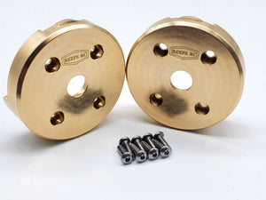 Brass Portal Covers, for SCXPro / Capra / SCX10.3