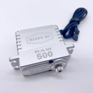 Raw 500 Servo .095/500 @ 7.4V HV Waterproof Brushless