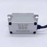 Raw 500 Servo .095/500 @ 7.4V HV Waterproof Brushless