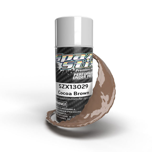 Spaz Stix - Cocoa Brown Aerosol Paint, 3.5oz Can