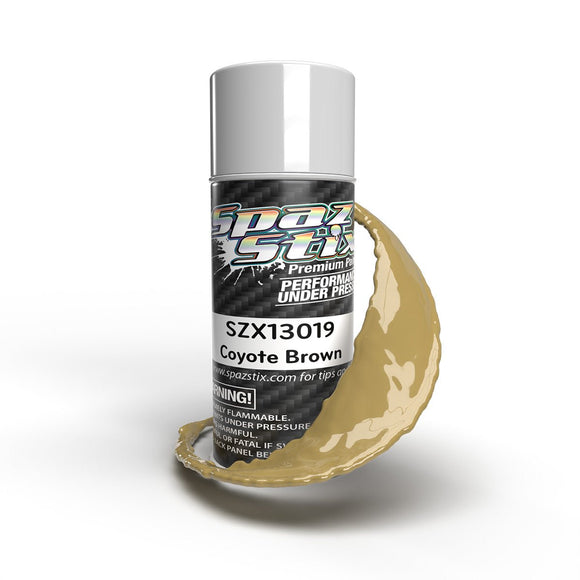 Spaz Stix - Coyote Brown Aerosol Paint, 3.5oz Can