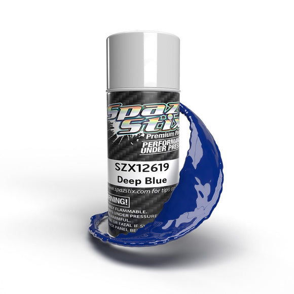 Spaz Stix - Deep Blue Aerosol Paint, 3.5oz Can