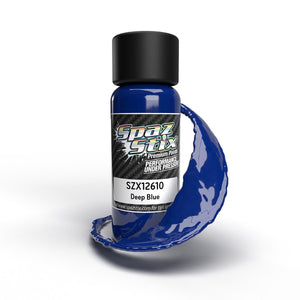 Spaz Stix - Deep Blue Airbrush Ready Paint, 2oz Bottle