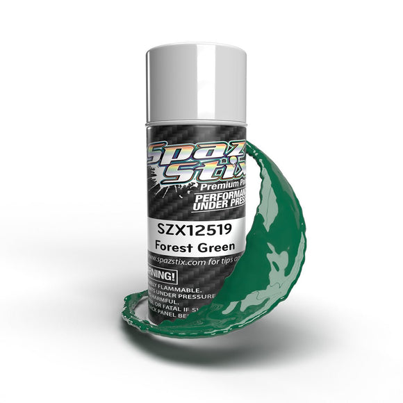 Spaz Stix - Forest Green Aerosol Paint, 3.5oz Can
