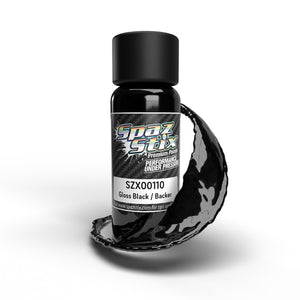 High Gloss Black / Backer, Airbrush Ready Paint, 2oz