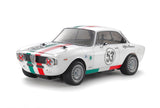 RC Alfa Romeo Giulia Sprint, MB-01 GTA White Painted Body