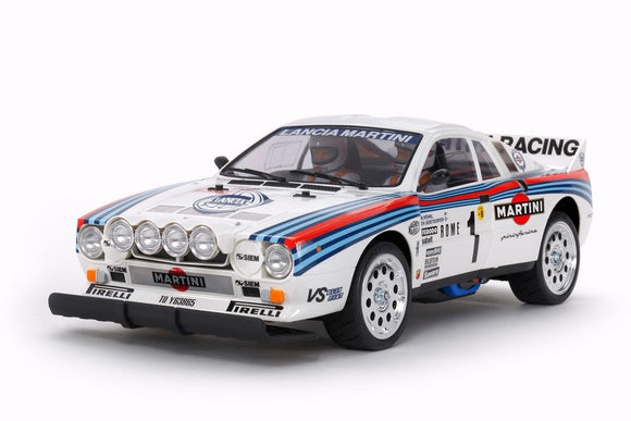 Tamiya - 1/10 RC Lancia 037 Rally Kit, w/ TA02-S Chassis - Includes HobbyWing THW 1060 ESC