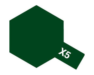 Tamiya - Acrylic X-5 Green Paint, 23ml Bottle