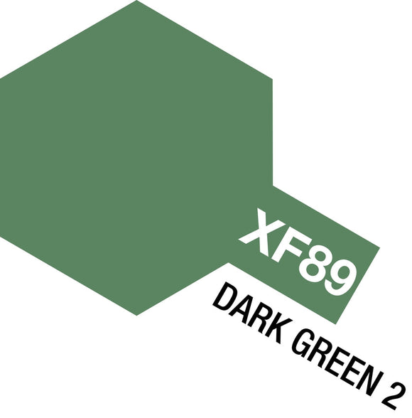 Tamiya - Acrylic Mini XF-89 Dark Green, 10ml Bottle