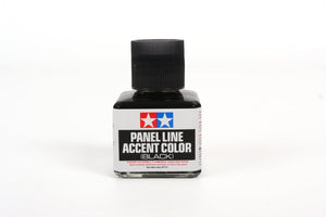 Tamiya - Panel Line Accent Color Black Paint, 40ml Bottle