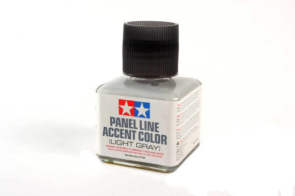 Tamiya - Panel Line Accent Color Light Silver, 40ml Bottle