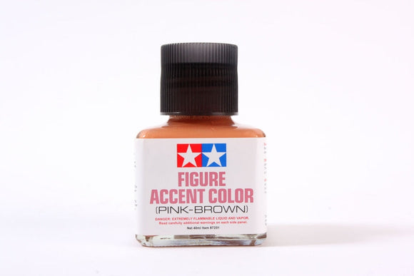 Tamiya - Figure Accent Color, Pink Brown 40ml Bottle