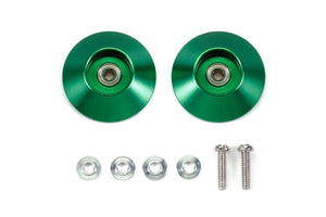 HG 19mm Tapered Aluminum Ball- Race Rollers (Ringless/Green)