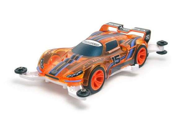 Mini 4wd Estoura Clear Orange Special (MA)