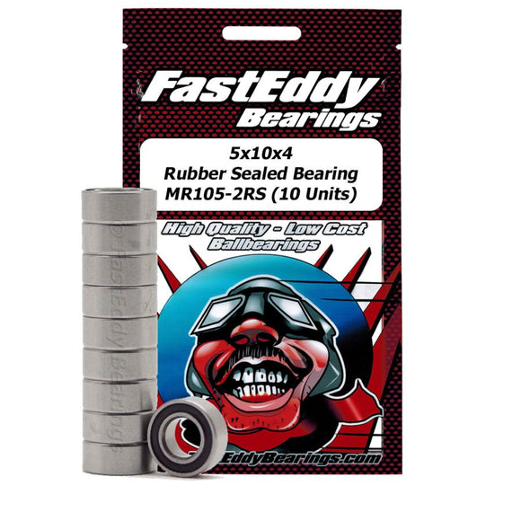 Tamiya 1050 Rubber Sealed Replacement Bearing 5X10X4