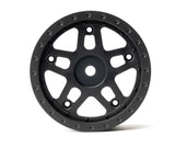 1/10 Whiplash Rear 2.2" 12mm Sprint Car Wheels (2) (Yellow)