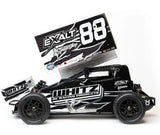 1/10 Whiplash Rear 2.2" 12mm Sprint Car Wheels Only (2)