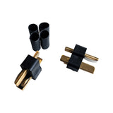 Ultra Plug HB, High Temp, Black, Male 2-Pack, w/Shrink