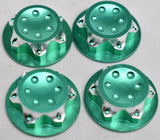 For ARRMA OR TRAXXAS 17mm HEX Nut Aluminum Wheel Hub Covers Set of 4 - Image #3