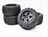 Arrma V1 or V2 Outcast Kraton dBoots Backflip LP Set of 4 Wheels Tires