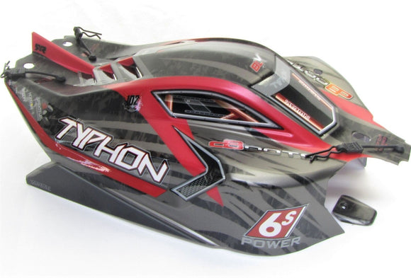 Arrma TYPHON 6s BLX - Body Shell RED