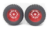 Arrma MOJAVE 6s BLX - TIRES & Wheels Red DBoots