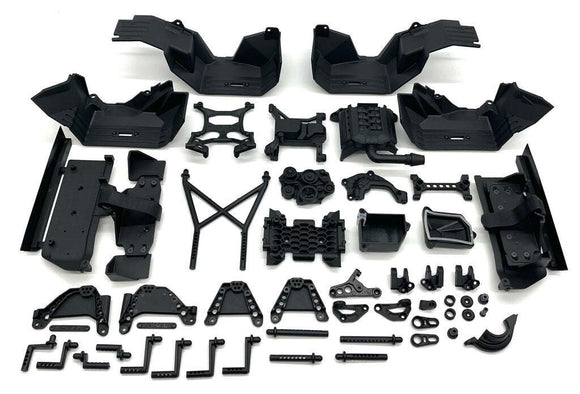 Axial SCX10 III Early Ford Bronco Plastic Bundle with Bumpers, Sliders and More.