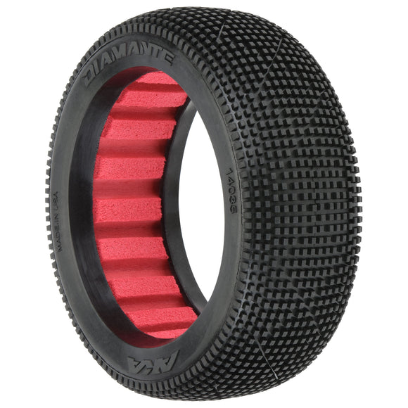 1/8 Diamante Soft F/R Off-Road Buggy Tires (2)