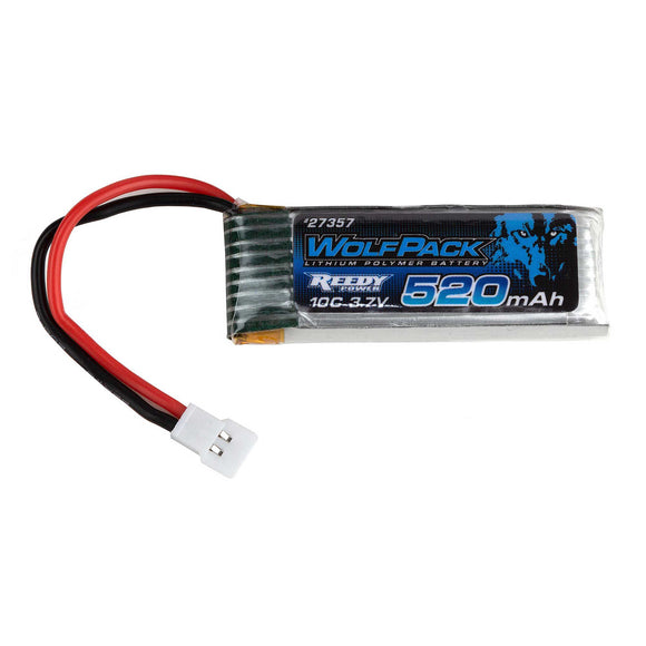 WolfPack 520mAh 3.7V 10C LiPo Battery, for Enduro24