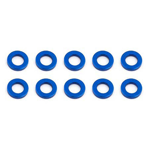 Ballstud Washers 5.5 x 1.0mm Blue Aluminum (10)