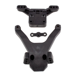 RC10B6.3 Front Top Plate and Ballstud Mount