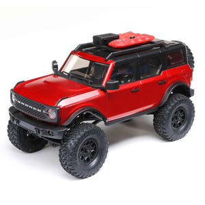 Axial AXI00006T1 SCX24 2021 Ford Bronco 1/24 4WD Truck, Red