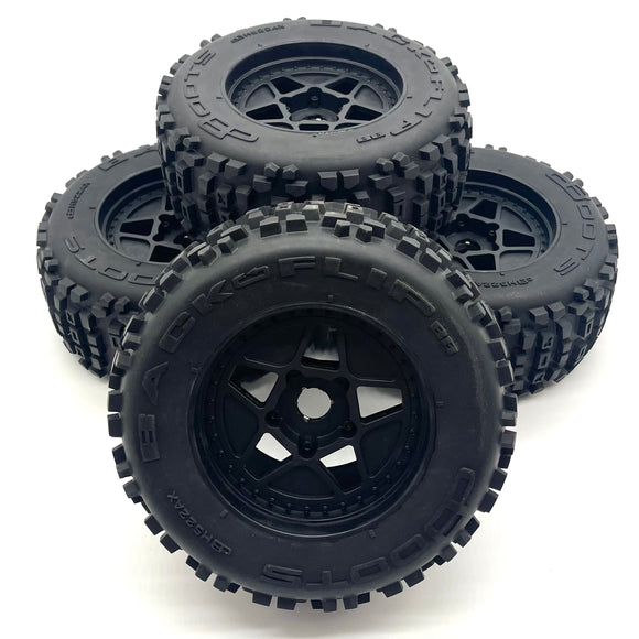 *OUTCAST 8S EXB - TIRES & Wheels (tyres rims DBoots Backflip glued Arrma ARA5210V2