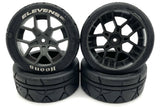Arrma VENDETTA 4x4 3s Front & Rear Hoons ELEVENS Tires Set (4)