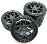 Arrma VENDETTA 4x4 3s BLX - TIRES & Wheels (tyres rims DBoots Elevens ARA4319v3
