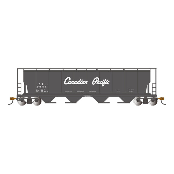 HO 4-Bay Cylindrical Hopper with FRED, CPR Black Script