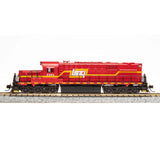 N Alco RSD-15 Locomotive, Red/Yellow/White, Paragon4, LS&I #2402