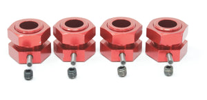 Arrma KRATON 8S - 24mm Hex Hubs (red aluminum Wheel nuts pins Arrma 1/5
